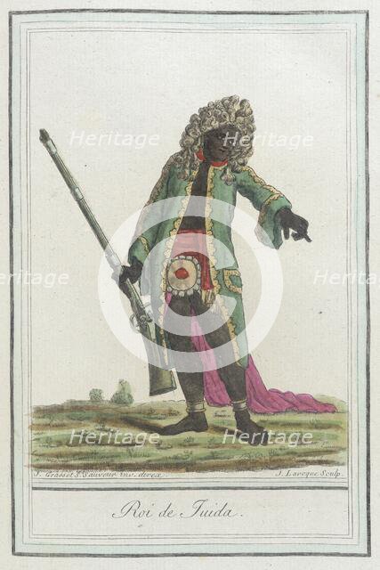 Costumes de Différents Pays, 'Roi de Juida', c1797. Creator: Jacques Grasset de Saint-Sauveur.
