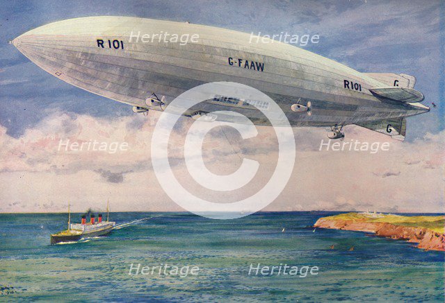 'The Ill-Fated R101', 1927. Artist: Unknown.