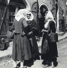 Dalmatian women in Trebinje, Bosnia and Herzegovina, Yugoslavia, 1939. Artist: Unknown