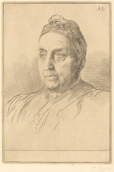 Mme. Kemp, 4th plate. Creator: Alphonse Legros.