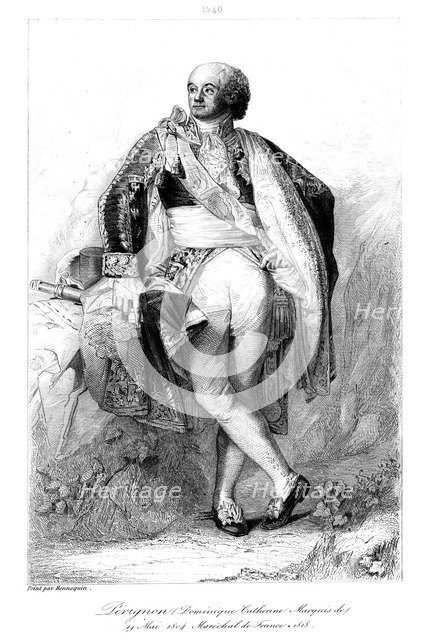 Dominique Catherine Perignon (1754-1818), Marquis de Grenade and Marshal of France, 1839.Artist: Francois Pigeot