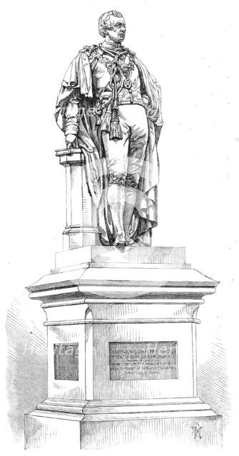 Statue of the late Earl of Carlisle, in the People's Garden, Phoenix Park, Dublin, 1870. Creator: Unknown.