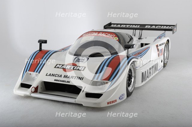 Lancia Martini Le Mans car chasis no 0007 1983. Artist: Simon Clay.