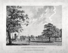 Army camp in Hyde Park, London, 1780.                                                        Artist: Francis Chesham
