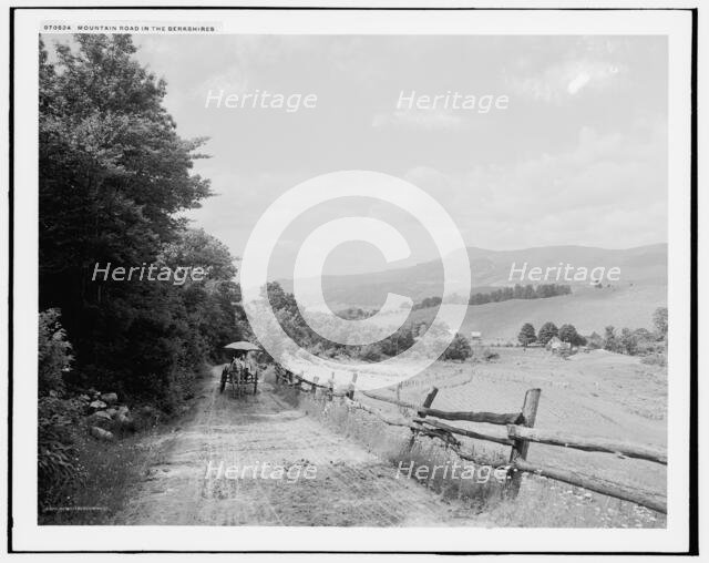 Mountain road in the Berkshires, c1908. Creator: Unknown.