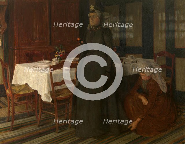 The Bridal Dress, c1890s. Creator: Charles Mertens.