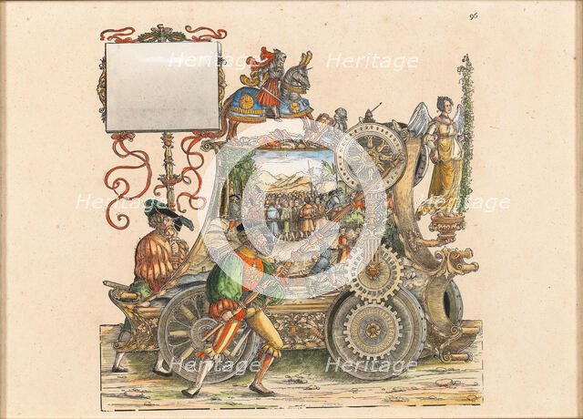 Triumphal Procession of the Emperor Maximilian I. Creator: Springinklee, Hans (c. 1490/95-c. 1540).