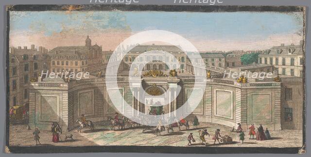 View of Hôtel de Soubise in Paris, 1700-1799. Creators: Anon, Jacques Rigaud.