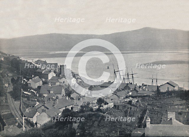 'Aberdovey - View of the Town and the Bay', 1895. Artist: Unknown.