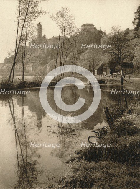 'Veldenstein Castle on the Pegnitz', 1931. Artist: Kurt Hielscher.