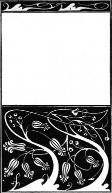 'Design for Cover of The Mountain Lovers, c.1895, (1914). Artists: Aubrey Beardsley, William Sharp.