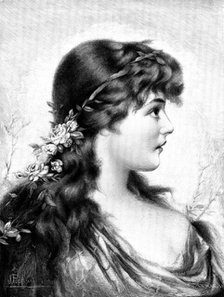 A Daughter of Spring, 1895. Creator: Unknown.