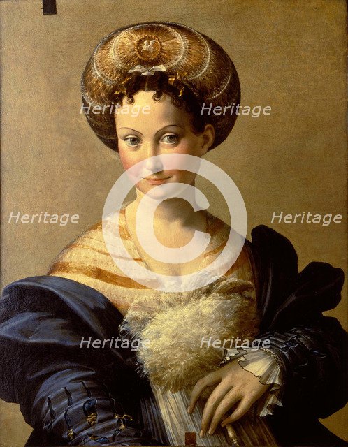 Portrait of a Young Woman (Turkish Slave), ca 1532. Artist: Parmigianino (1503-1540)