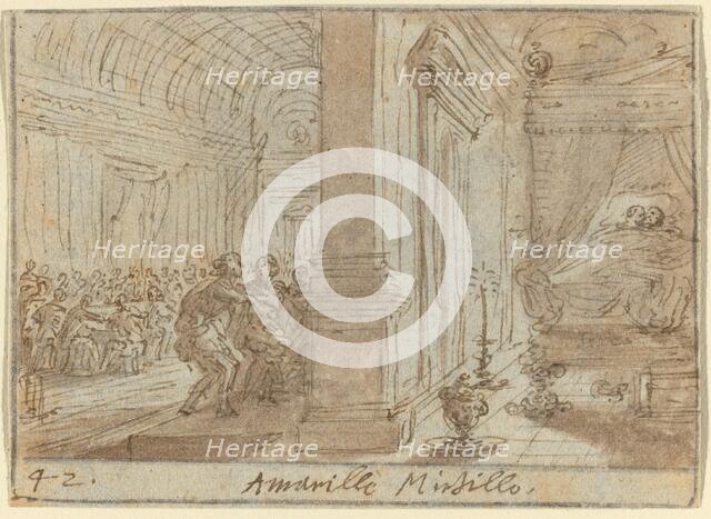 Amarilli and Mirtillo, 1640. Creator: Johann Wilhelm Baur.