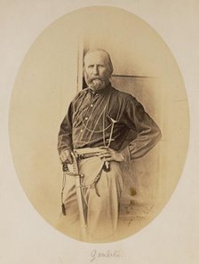 Portrait of Giuseppe Garibaldi, 1860. Creator: Gustave Le Gray.