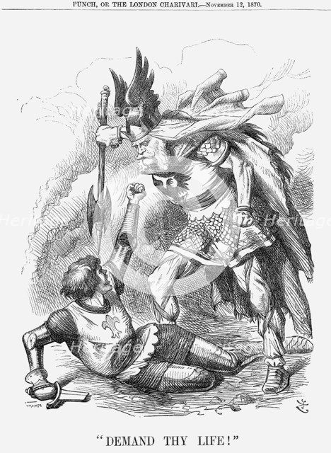 Demand Thy Life, 1870. Artist: Joseph Swain