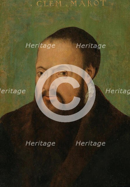 Portrait of the Poet Clément Marot (1496-1544), First Half of 16th cen. Creator: Anonymous.