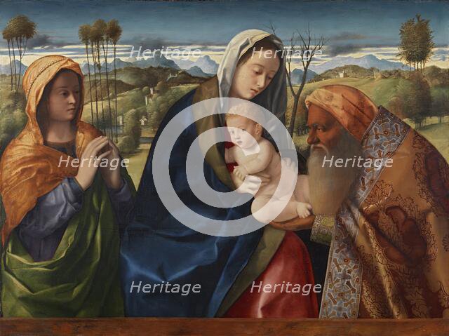 Nunc Dimittis, 1505. Creator: Giovanni Bellini.