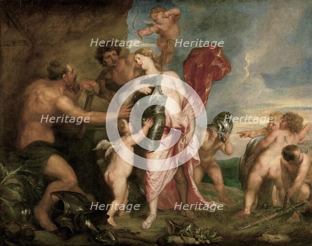 The Visit of Venus to Vulcan, 1631-1632. Creator: Dyck, Sir Anthony van (1599-1641).