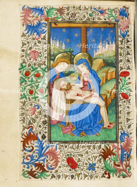 The Pietà; Book of Hours, about 1430-1440. Creator: Fastolf Master.