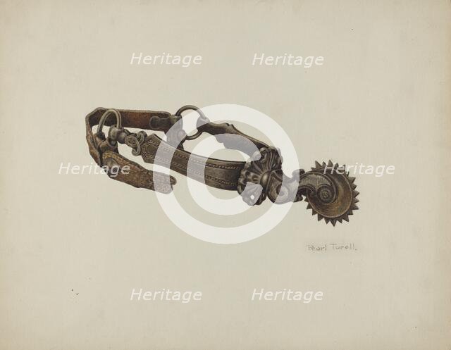 Spur, c. 1938. Creator: Pearl Torell.