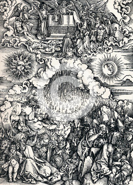 'The Opening of the Fifth and Sixth Seals', 1498 (1906). Artist: Albrecht Durer.