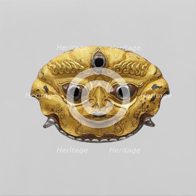 Sword Guard, Tibetan or Chinese, 14th-15th century. Creator: Unknown.