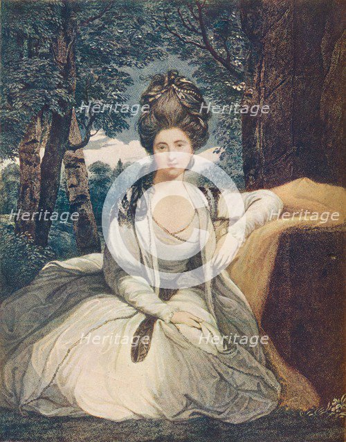 'Marchioness of Camden', 1777, (1908). Artist: Luigi Schiavonetti.