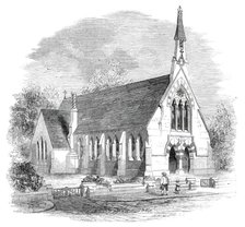 Holy Trinity Chapel School at Reach, Cambridgeshire, 1860. Creator: Unknown.