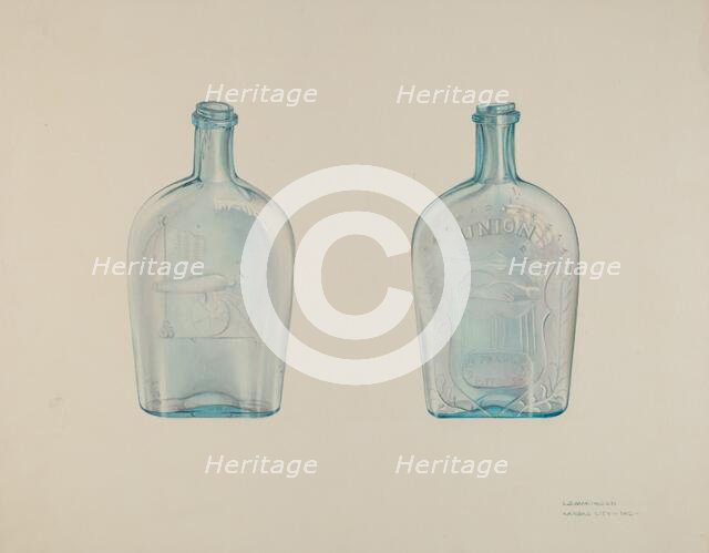 Whiskey Bottle, c. 1943. Creator: Loraine Makimson.