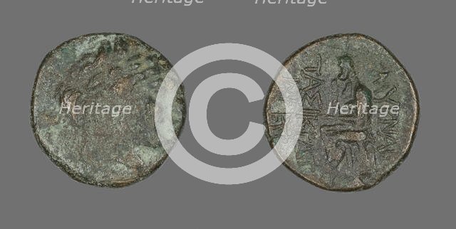 Coin Depicting the God Apollo, 2nd-1st century BCE. Creator: Unknown.