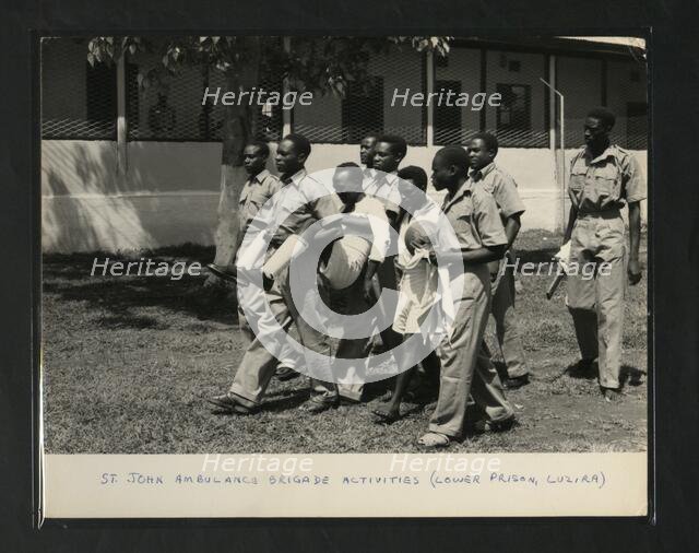 St John Ambulance Brigade Activities (Lower Prison, Luzira, Kampala, Uganda, c1950s. Creator: Unknown.
