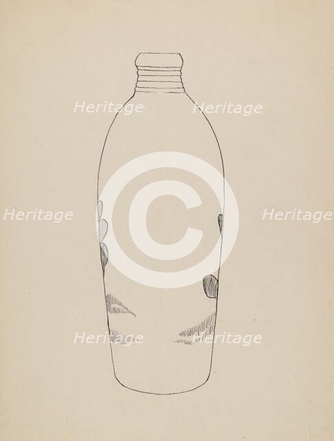 Flask, c. 1939. Creator: John Tarantino.