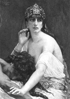 'Delilah',after Alexandre Cabanel', c1880-83. Creator: Charles Theodore Deblois.