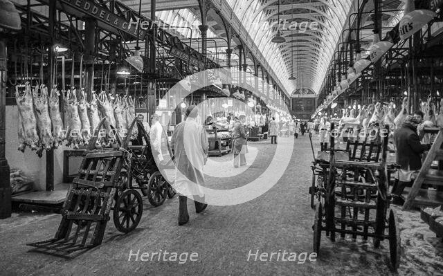 Smithfield Meat Market, City of London, January 1980. Creator: Peter Thompson.