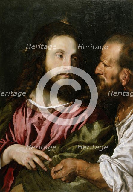 Christ and the Tribute Money, c1618-1620. Creator: Domenico Fetti.