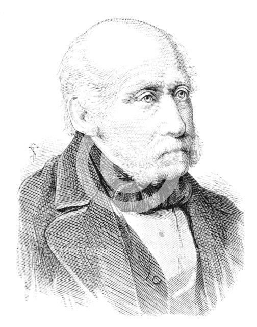 The late Admiral Patton, a Trafalgar veteran, 1883. Creator: Unknown.