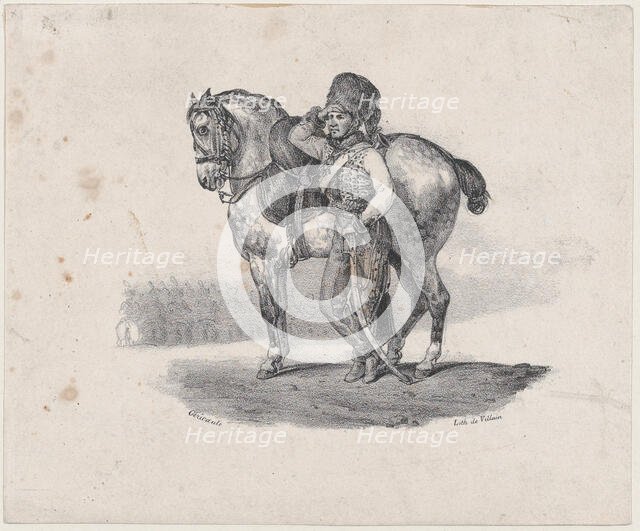 The Trumpet of the Hussards, 1823. Creator: Theodore Gericault.