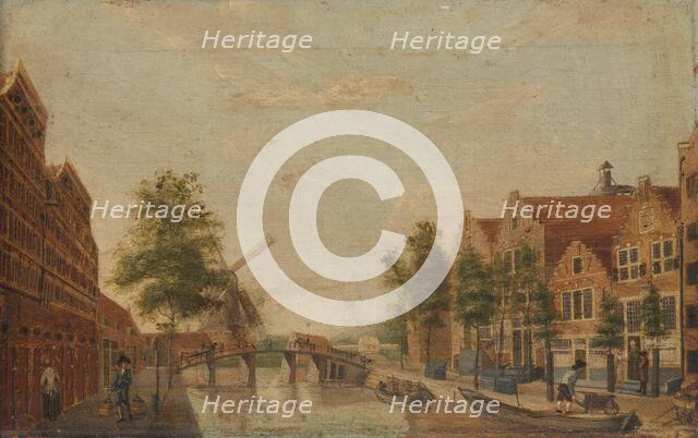 The Brouwersgracht in Amsterdam, 1750-1799. Creator: Anon.