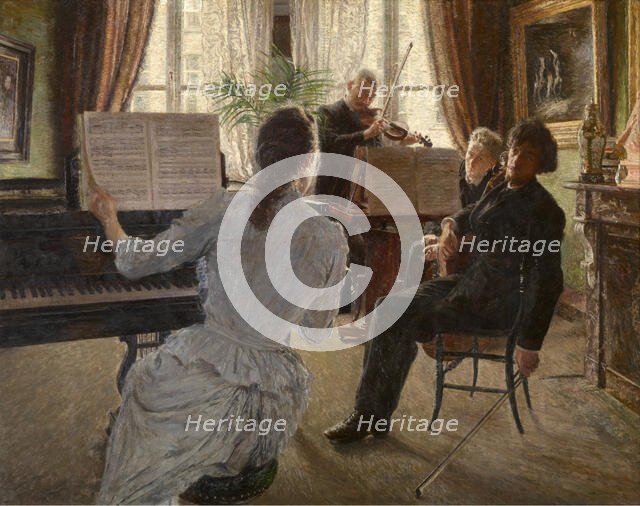 Trio, 1891. Creator: Charles Mertens.