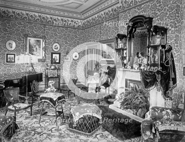 Drawing room, Terceira House, Aigburth Drive, Sefton Park, Liverpool, Merseyside, 1891. Artist: Henry Bedford Lemere.