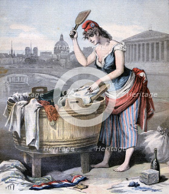 'Marianne, the Queen of the Washerwomen', 1893. Artist: Henri Meyer