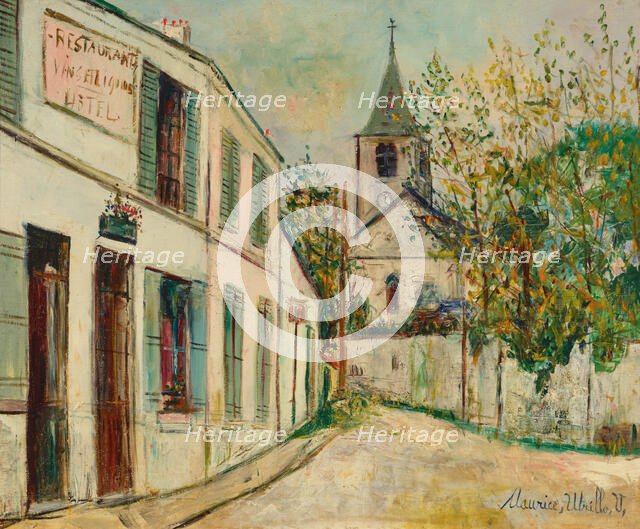 Église des Vaux-de-Cernay, c1930. Creator: Utrillo, Maurice (1883-1955).
