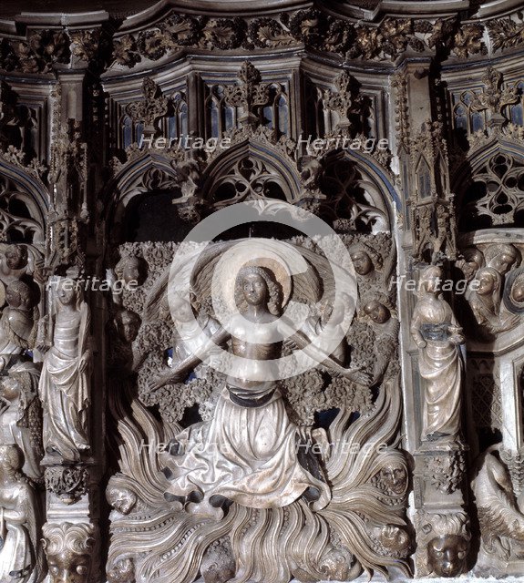 Martyrdom of Santa Tecla', detail of the predella in the main altar of the cathedral of Tarragona.