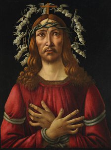 The Man of Sorrows, c. 1500. Creator: Botticelli, Sandro (1445-1510).