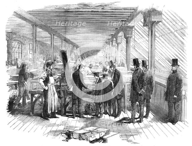 Visit of the Prince of Wales and Prince Alfred to Messrs. Day and Son's Lithographic Establishment,  Creator: Day & Son.