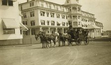 A Talley-Ho coach in front of the Wentworth Hotel, Portsmouth, N.H., 1905. Creator: Unknown.