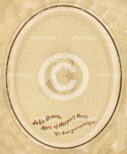 Portrait of John Brown, ca. 1859. Creator: Alexander Gardner.