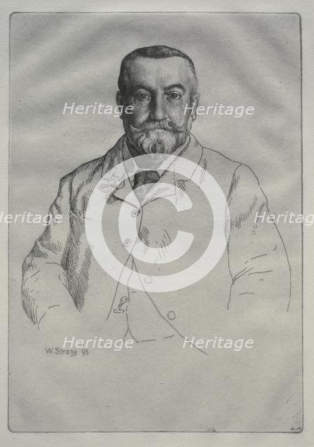 Portrait of H. Cock, 1895. Creator: William Strang (British, 1859-1921).