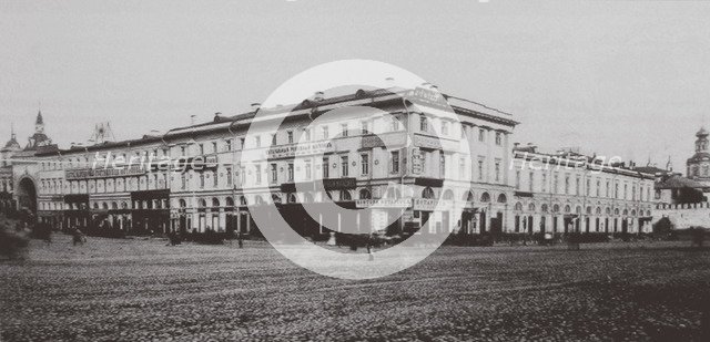 Chelyshev Inn (Chelyshi) in Moscow, 1880s. Artist: Anonymous  